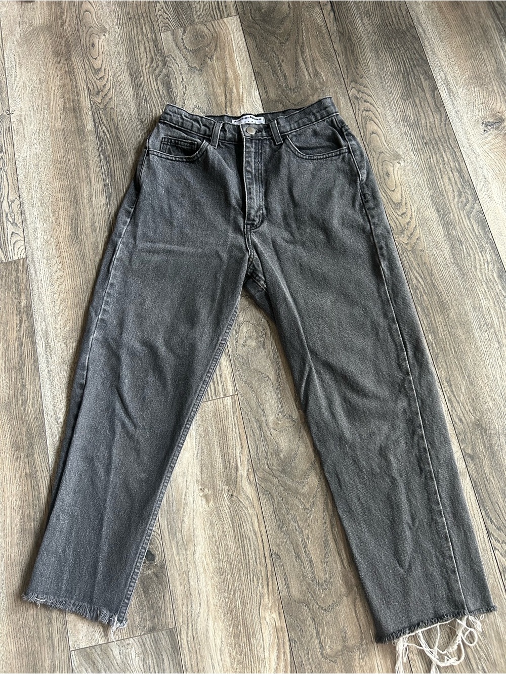 Vintage American Apparel Charcoal Straight Jeans